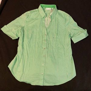 NWT NY & Co Striped Dress Shirt